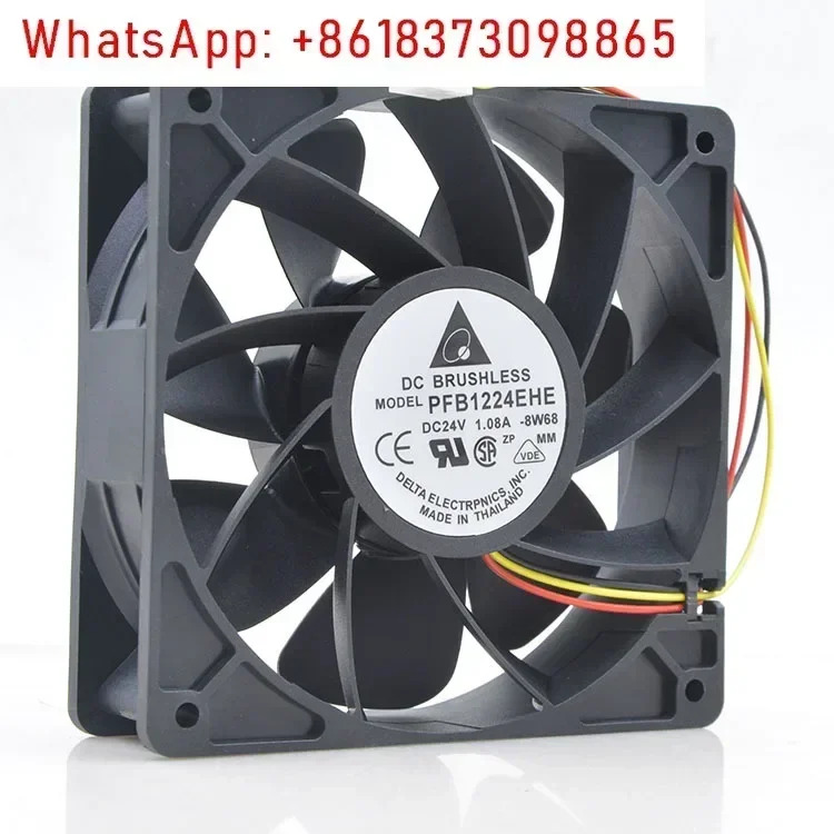 24V 1.08A PFB1224EHE 12038 인버터 감지 냉각팬