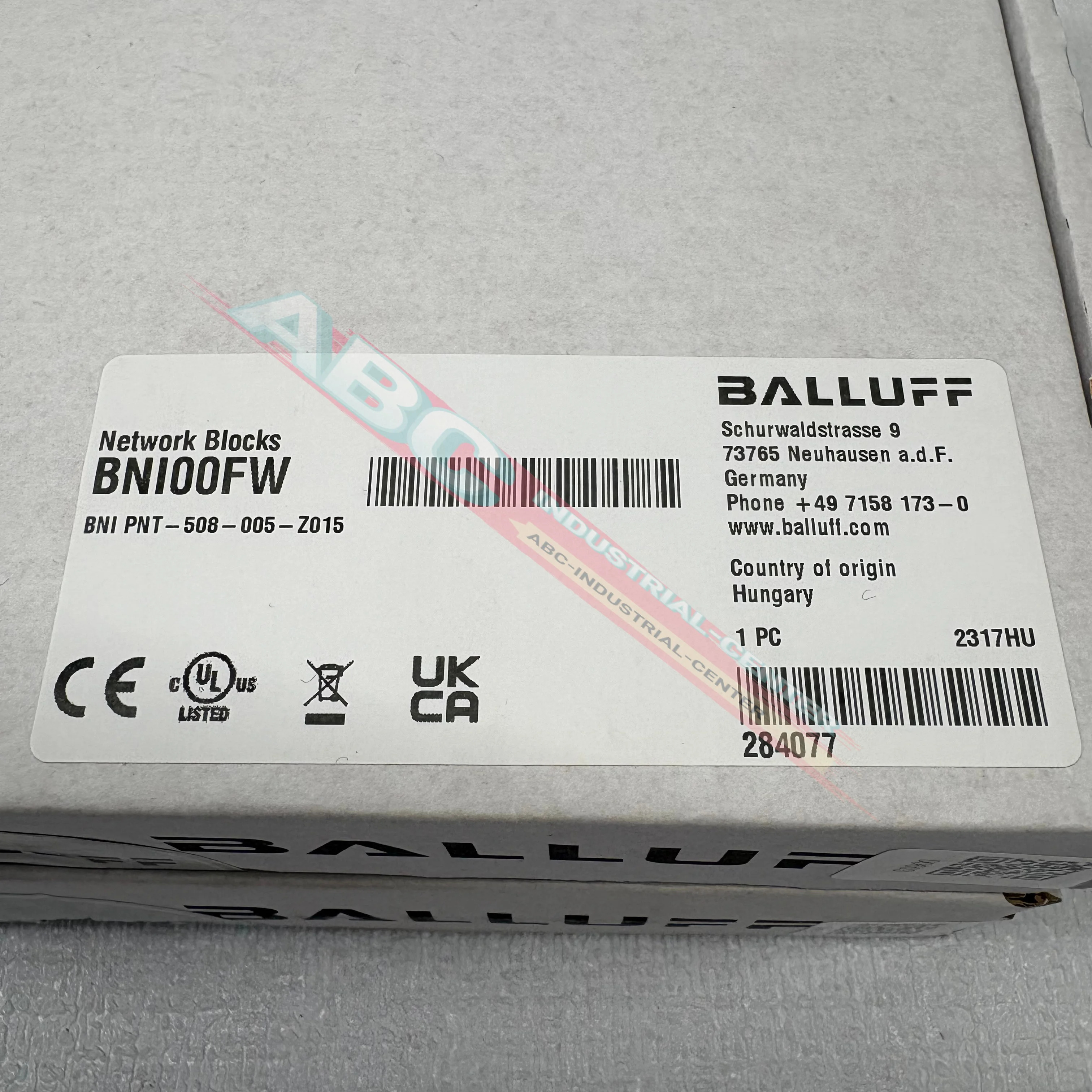 BNI00FW BNI PNT-508-005-Z015 통신 마스터 스테이션 게이트웨이 새