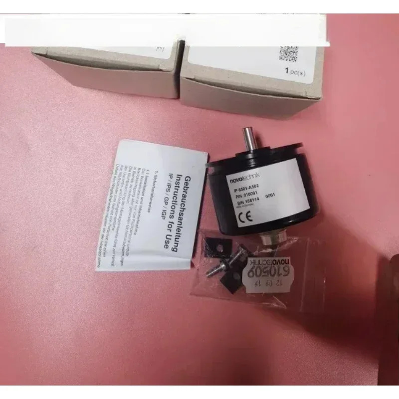 NOVOtechnik IP-6501-A502 각도 전위차계 위치 센서 IP6000 시리즈 산업등급 IP-6501-4007