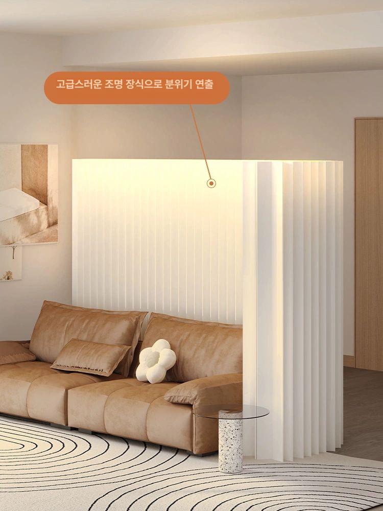 종이 가벽 파티션 가림막 전시장 인테리어 공간분리 높이 1.6m 길이 2m - 상세 이미지 2