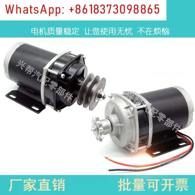 DC 브러시 공급 자동차 곡물 흡입 모터 12v24v48v800w 수정 드래곤 러닝머신