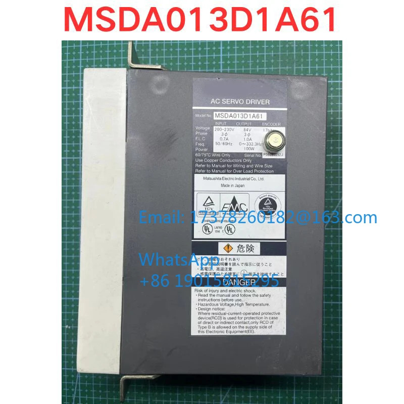 리퍼 MSDA013D1A61 서보 드라이버 기능 확OK