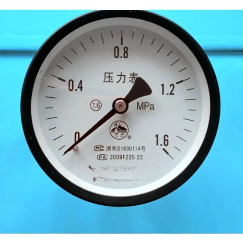 압력 게이지 0-2.5MPA Xihu 축 Y100Z 저장 탱크 특수 1.6MPa