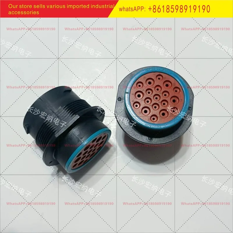 HDP24-24-19PE DEUTSCH Tyco 19홀 커넥터 수컷 단커버