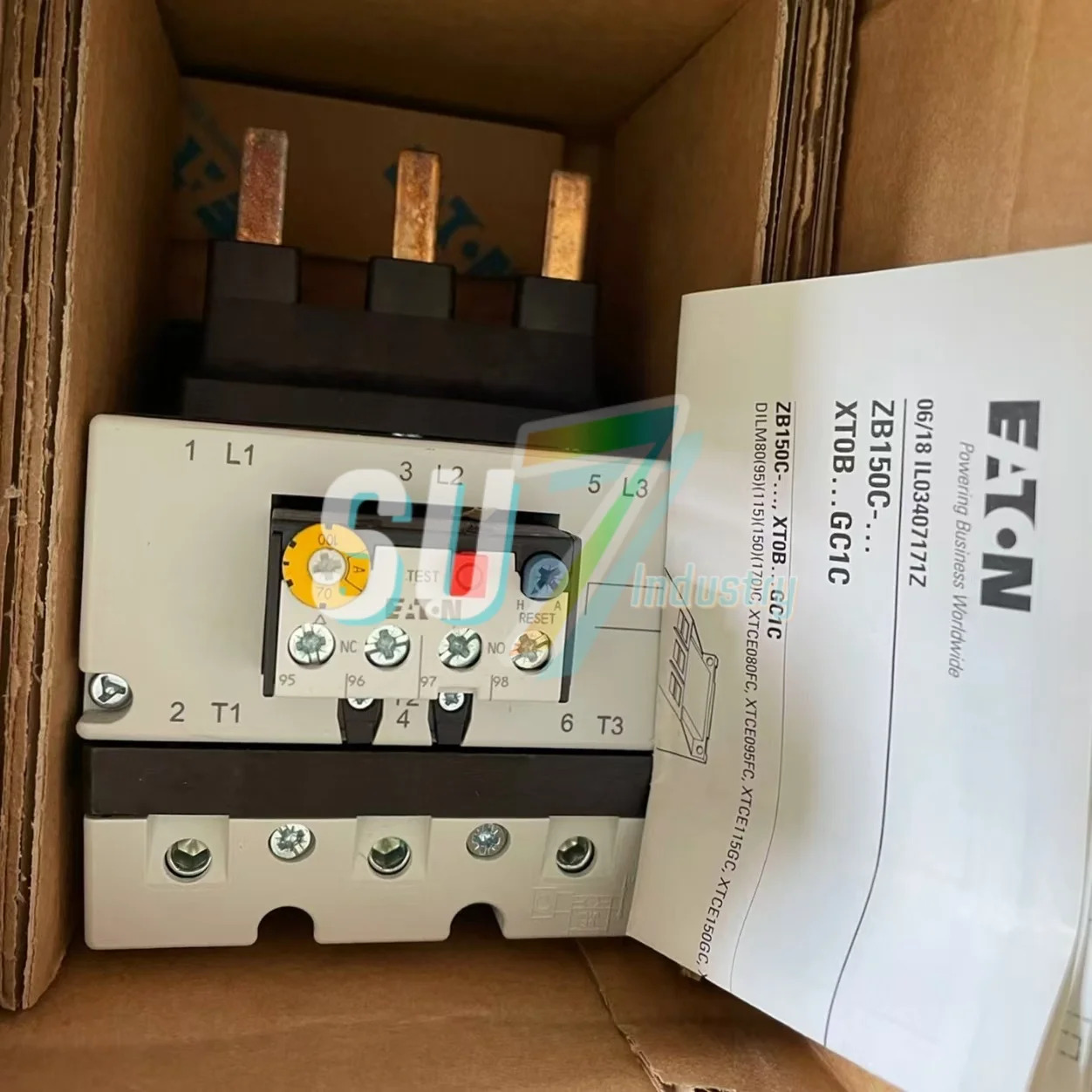 열 과부하 릴레이 원본 ZB150-100 ZB150C-100
