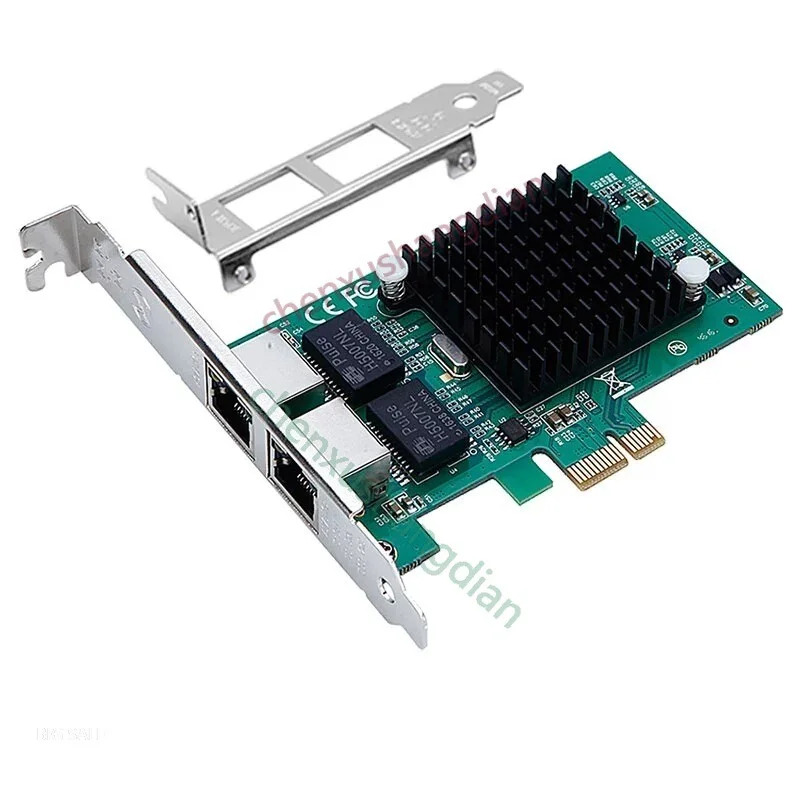 PCI-eX1 유선 기가비트 네트워크 인터페이스 카드 82576 ROS 2 포트