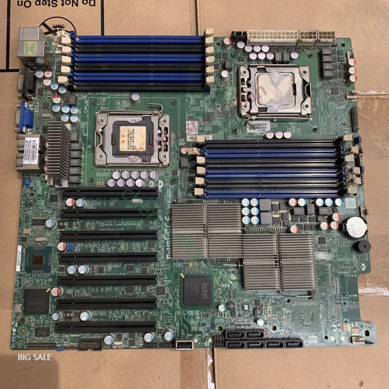 슈퍼마이크로 X8DTH-iF 1366 핀 듀얼 채널 서버 메보드 7 PCI-E 16X