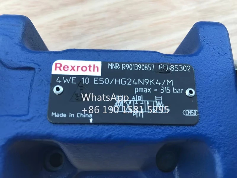 Rexroth 솔레노이드 밸브 4WEE50/HG24N9K4/M 티 사출 성형 기계 부품
