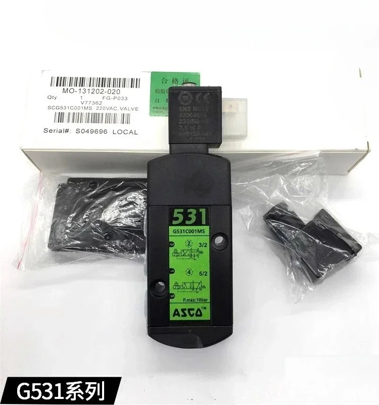 전자기 밸브 G531C001MS/공압 방향 AC220/DC24