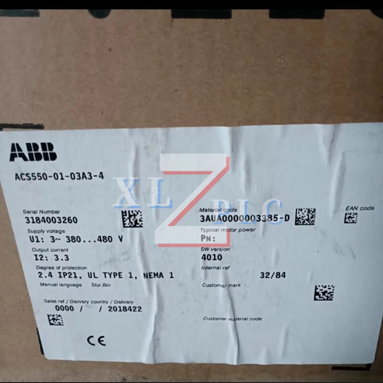ACS550-01-03A3-4 ACS550-01-04A1-4 인버터