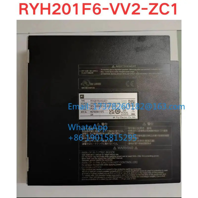 리퍼 RYH201F6-VV2-ZC1 서보 드라이버 기능 확OK