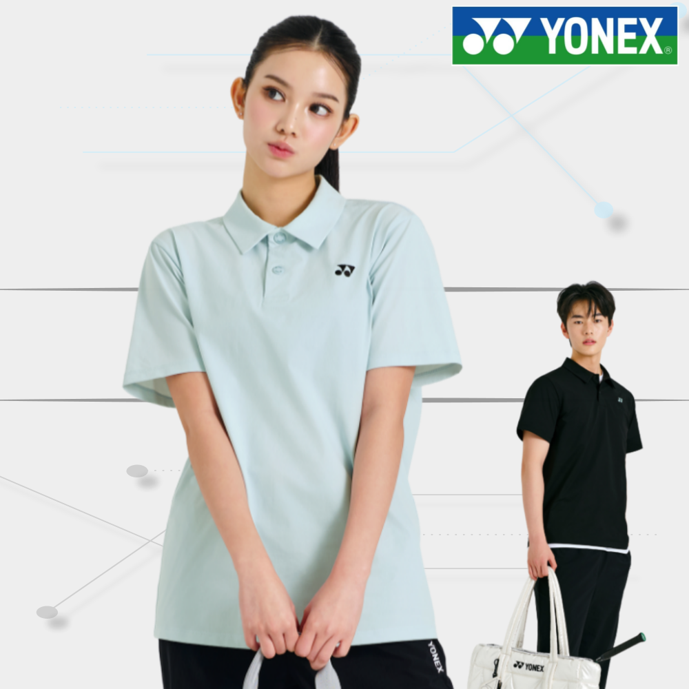 요넥스 배드민턴 카라 티셔츠 의류 배드민턴복 261TS070U 블랙 - 상세 이미지 2