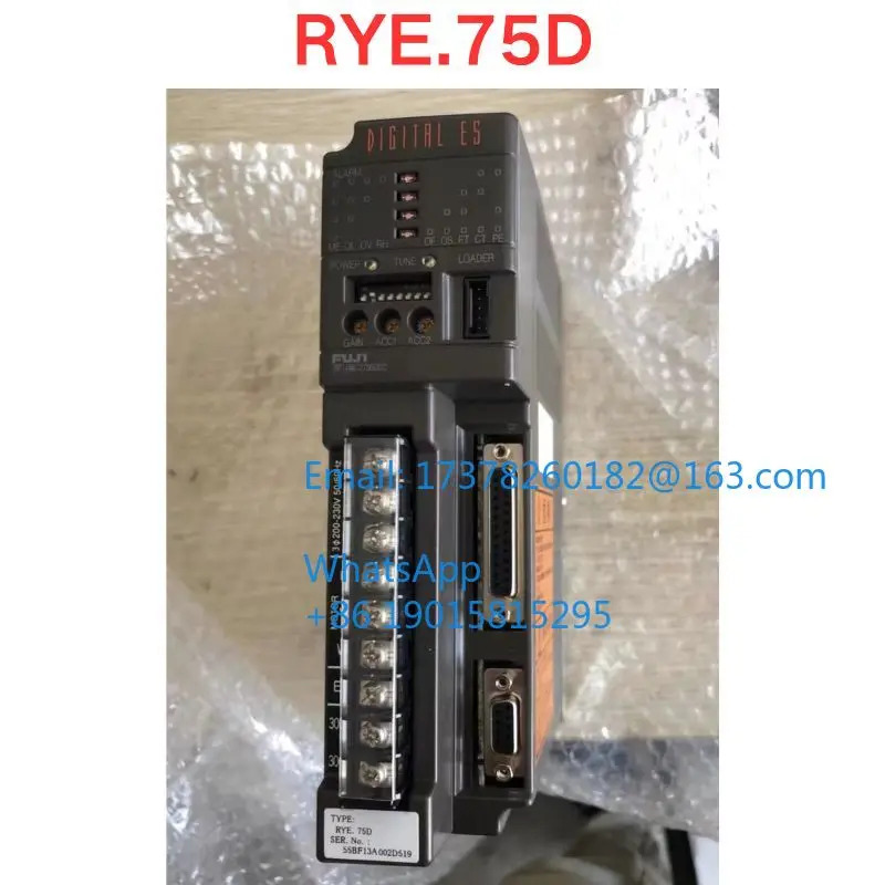 RYE.75D 서보 드라이버 사기능 확OK