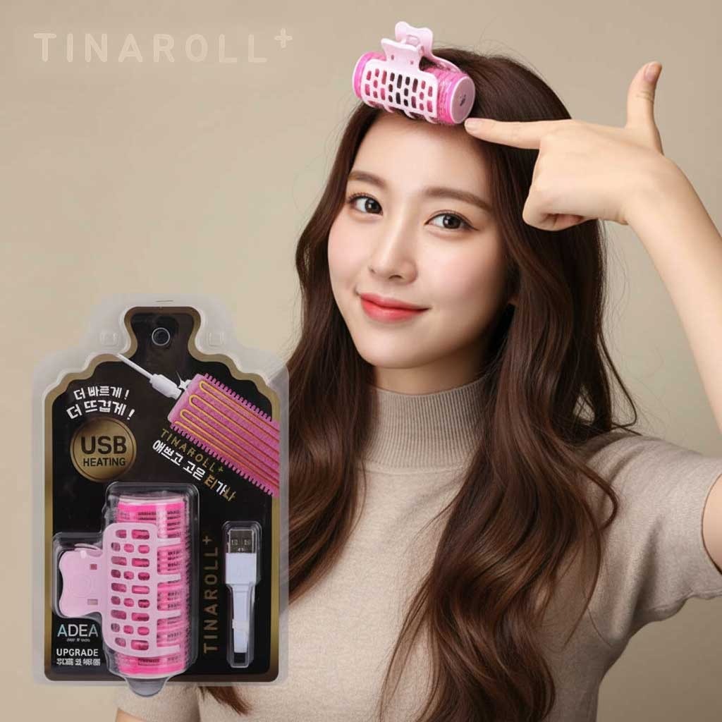 티나롤 국산 전기 헤어롤 히팅 그루프 충전 전기롤 - 메인 이미지