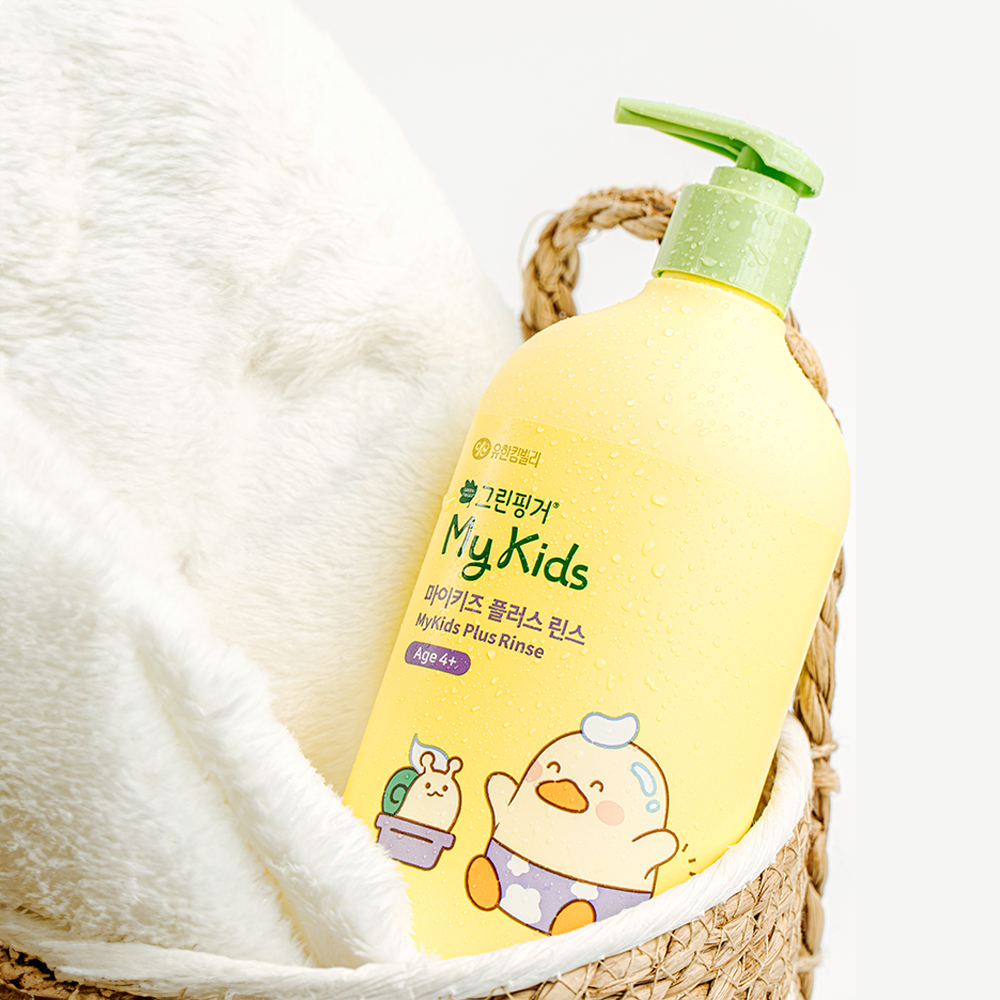 [4종세트] 그린핑거 마이키즈 플러스 푸아 헤어&바디 500ml 4종 풀세트 / 키즈샴푸, 키즈워시, 유아샴푸, 유아워시, 어린이, 대용량 - 상세 이미지 5