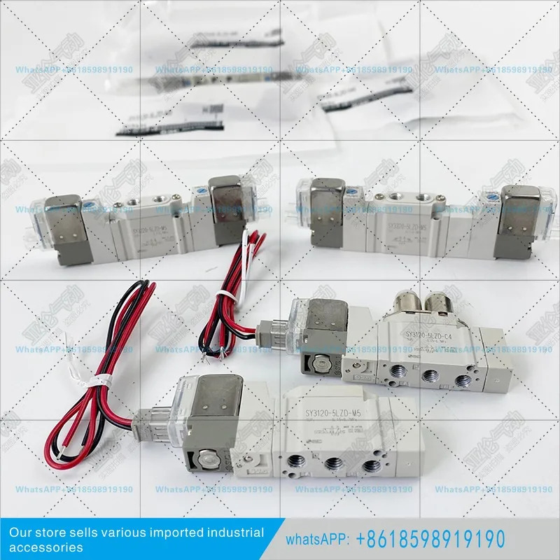SMC 솔레노이드 밸브 SY3120/3220/3320/- 3/4/6/5LZD/LZ/DZD/GD-M5/C4/C6