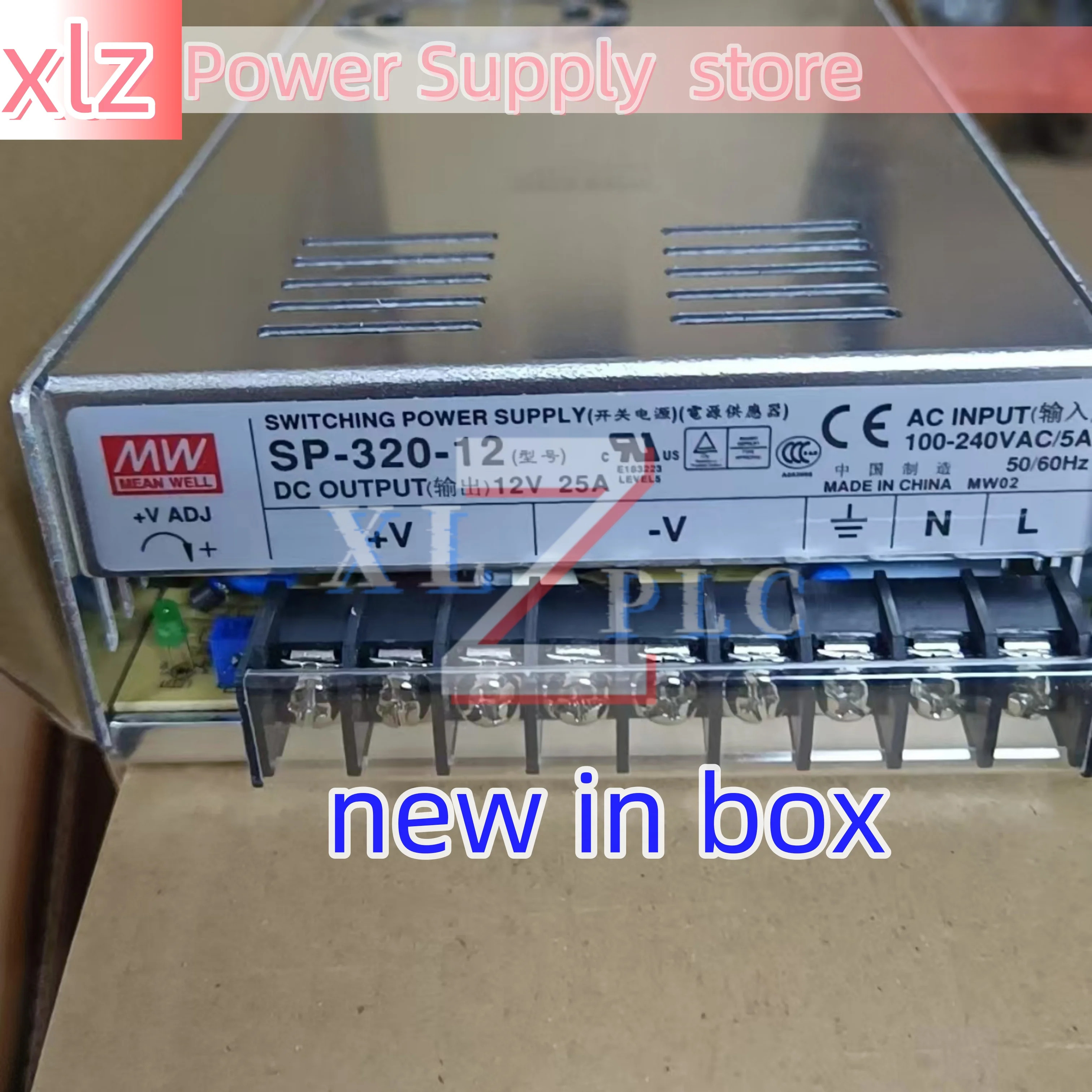 SP-320 320W MW 단일 출력 PFC 기능 SP-320-12 SP-320-24 전원공급장치