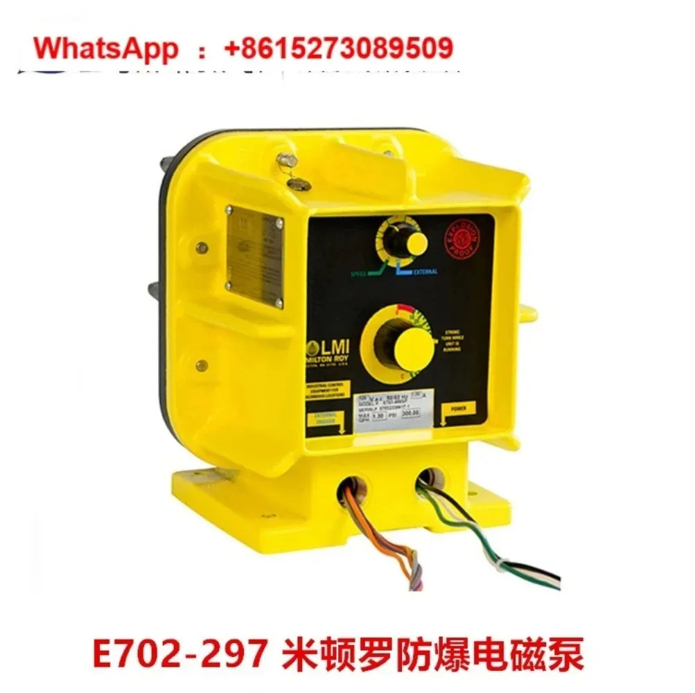 Mitton 계량 펌프 E702-297 방폭형 전자기 유량 4.9L 압력 20.7bar 316 유압 엔드
