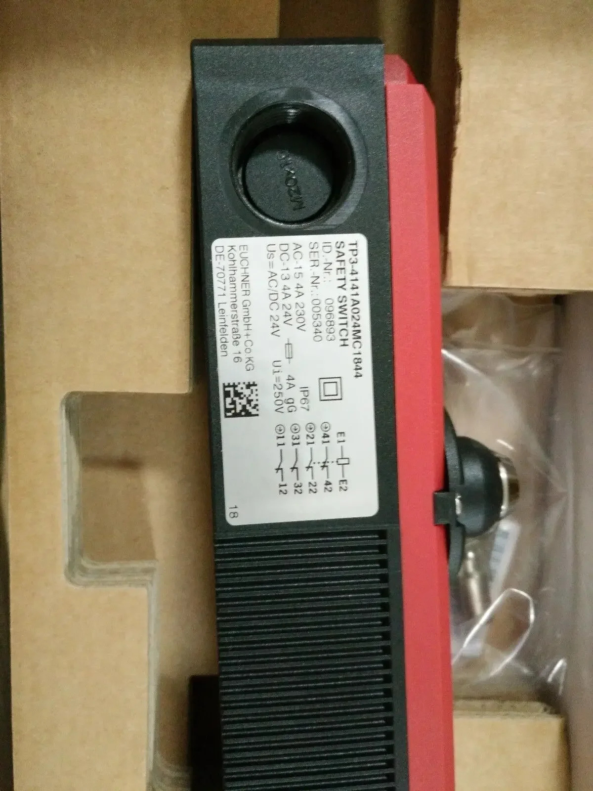 새 EUCHNER TP3-4141A024MC1844 안전 스위치 내 신속