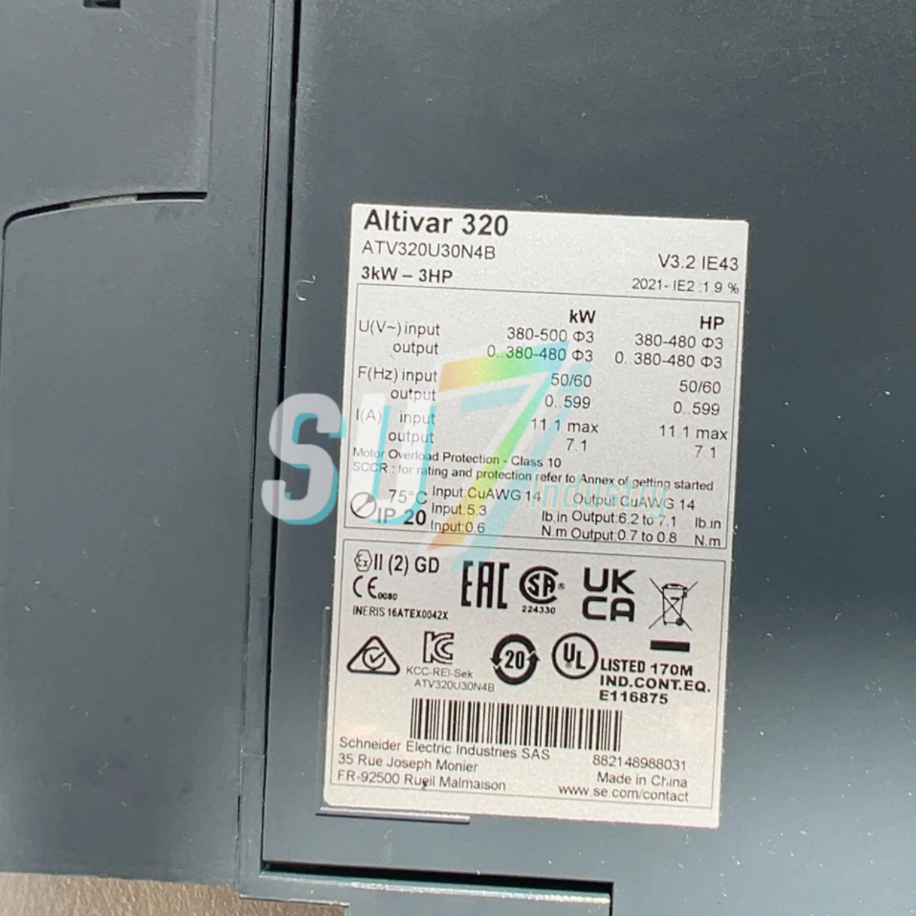ATV320U22M2C ATV320U30N4B 주파수 변환기 새