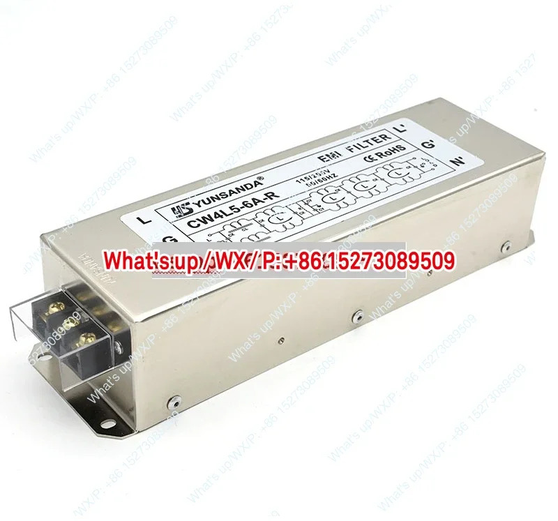 CW4L4-30A-R 단상 4단 5극 전력 필터 220v 초고성능 AC 정화 전파 방지