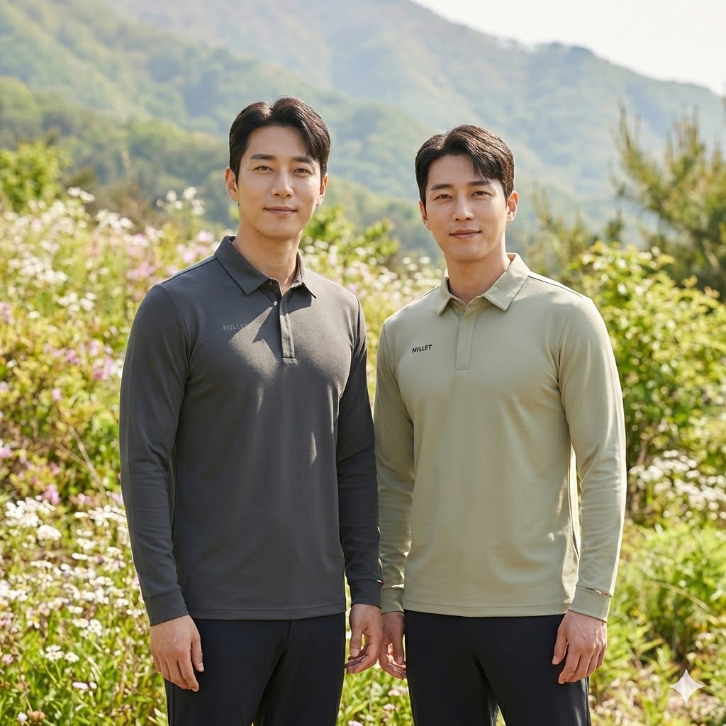 MILLET 밀레 남성 봄 간절기 데일리룩 일상 캐쥬얼 스판 등산 카라티셔츠 - 상세 이미지 4