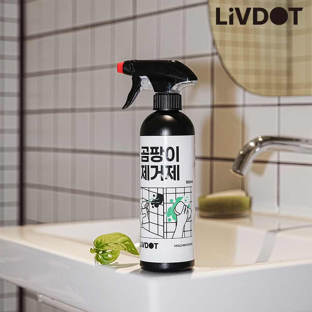 리브닷 초강력 벽지 실리콘 욕실 화장실 베란다 실리콘 곰팡이 제거 제거제 - 상세 이미지 3