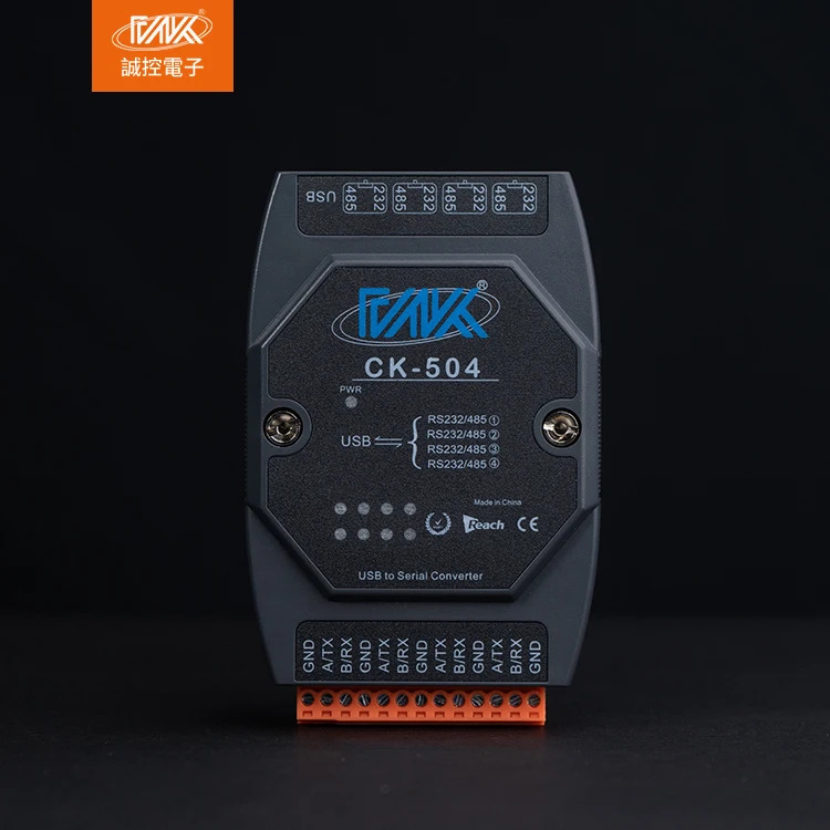 절연된 USB - RS485/232 직렬 포트 산업1 4 프로토콜 변환기 TYPE-C 인터페이스 모듈 504