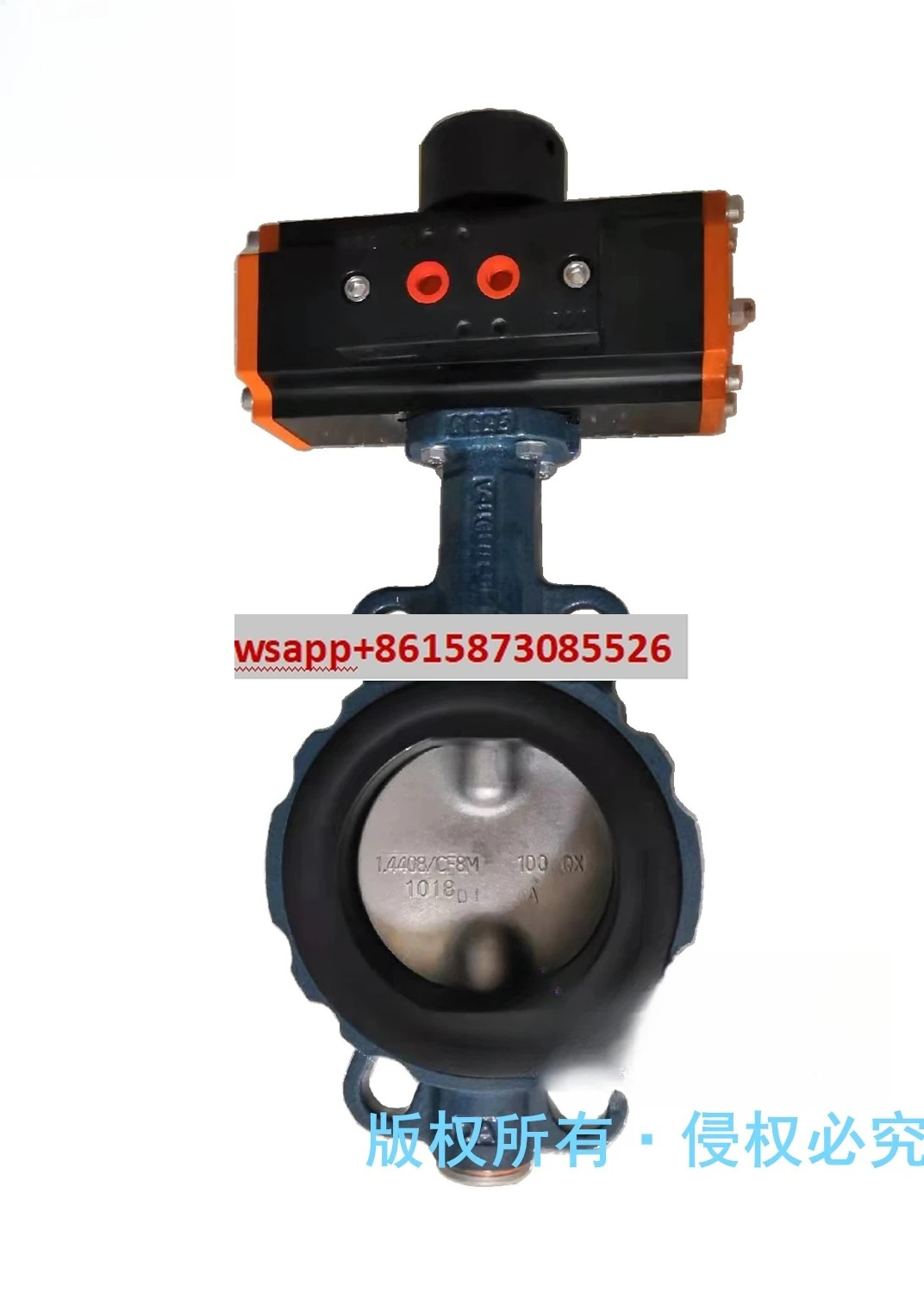 Z011-A 공압 버터플라이 밸브 4인치 6인치 진공 클램프 DN100 DN150