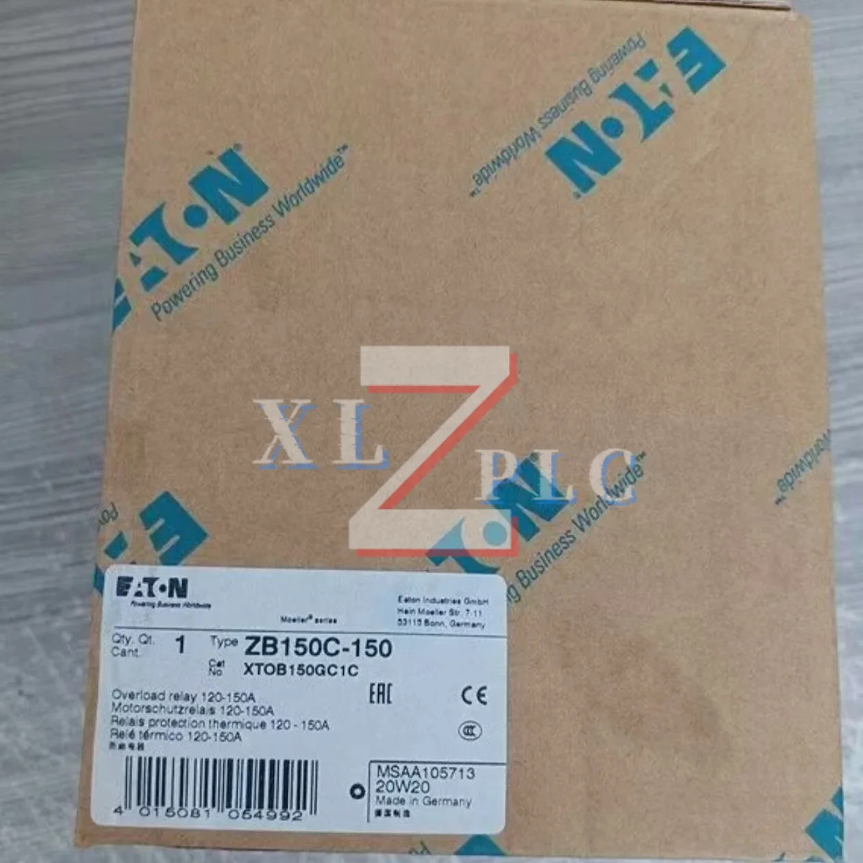 열 과부하 릴레이 원본 ZB150C-125 ZB150C-150 ZB150C-175