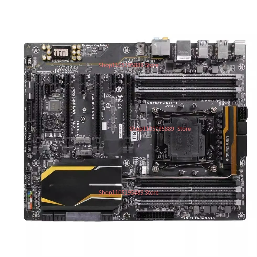 기가 바이트호환 X99-UD4 GA 디럭스 컴퓨터 메인보드 V4CPU 멀티 그래픽 카드 크로스파이어 지원