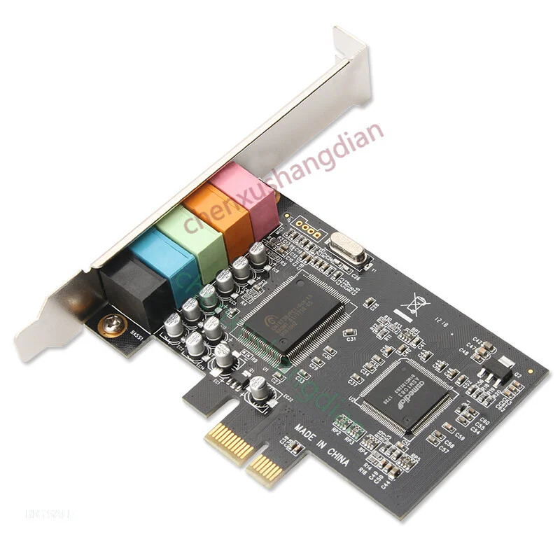 MOGE 데스크탑 PCIE 독립 사운드 카드 5.1 채널 컴퓨터 내장 PCI-E