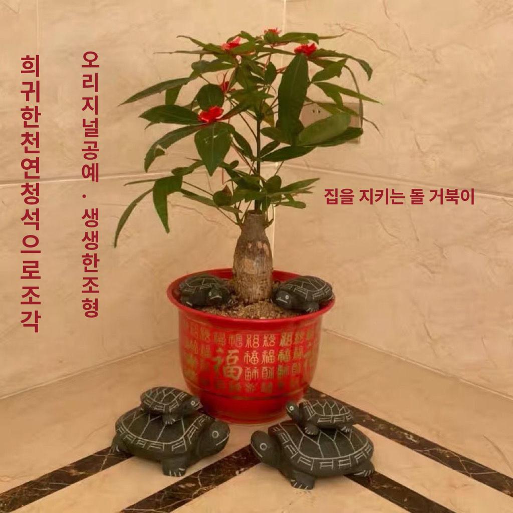 돌 거북이 조각상 5CM 장 사무실 모형 작은 사이즈 엑스트라 스몰 5cm 1개 - 상세 이미지 5