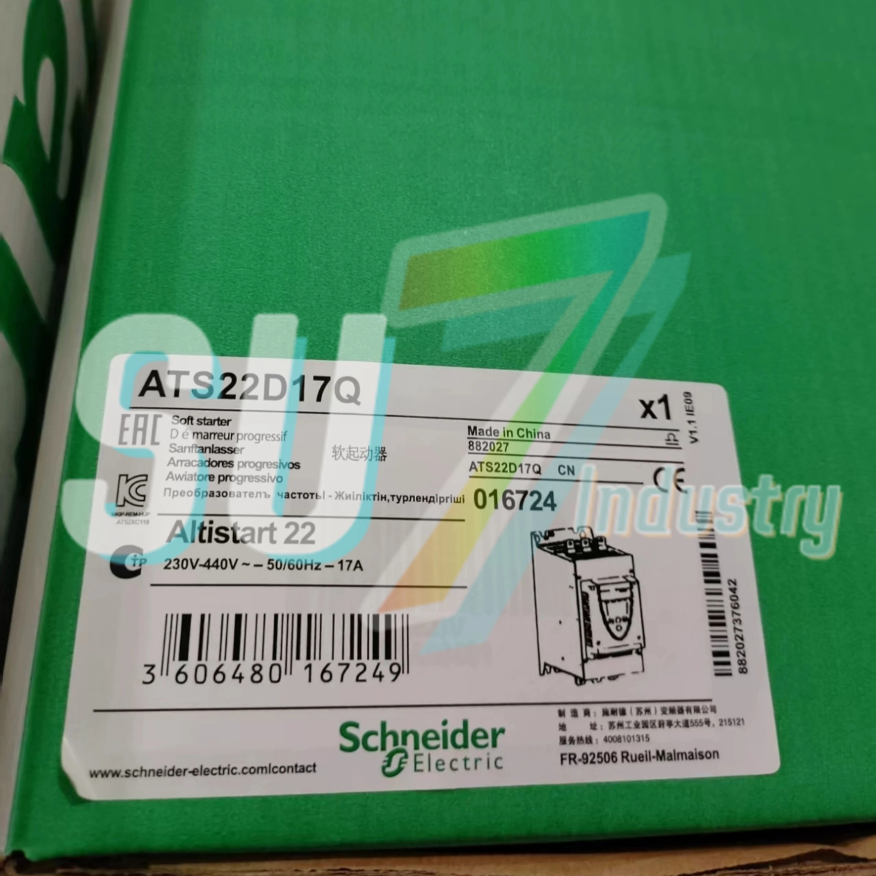 ATS22D17Q ATS22D32Q ATS22D47Q 소프트 스타터 원본