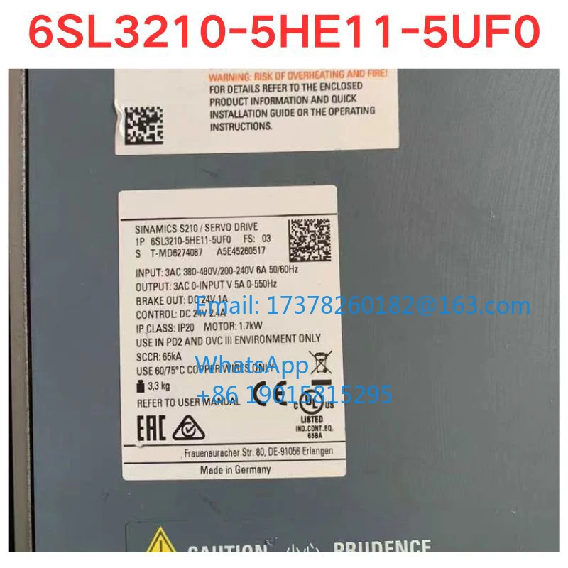 리퍼 6SL3210-5HE11-5UF0 인버터 기능 확OK