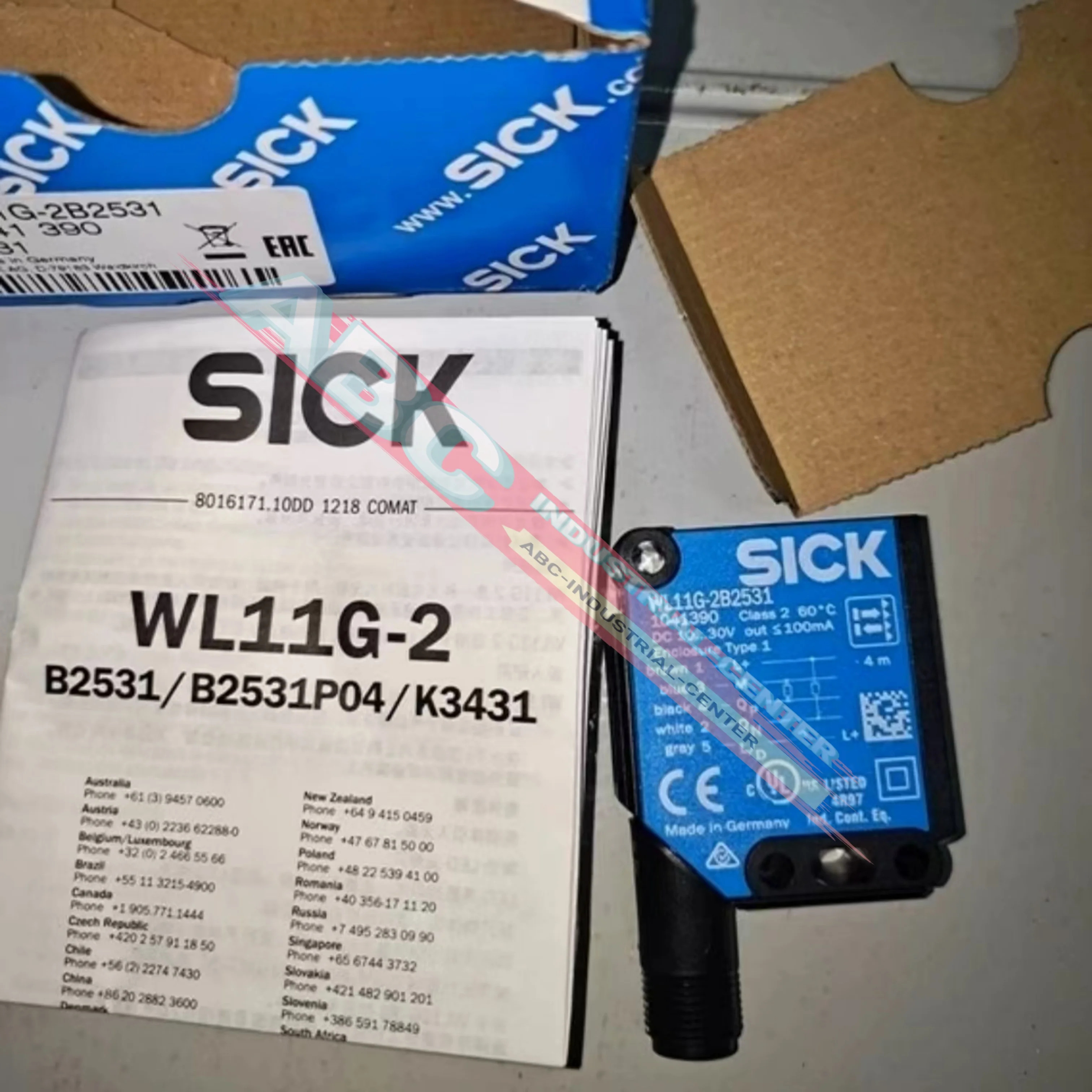 오리지널 센서 WL11G-2B2531 WTB8-P2131