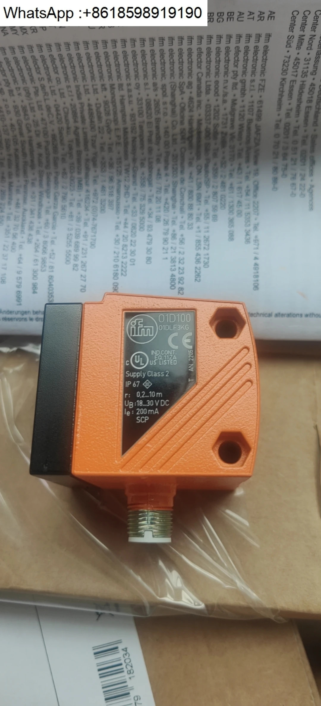 IFM 센서 O1D100 O1D105 O1D106 OID200 O1D103