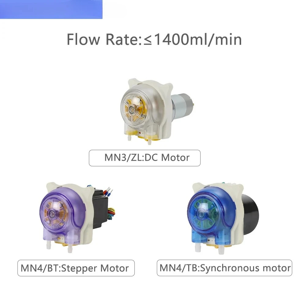 DC 12V 24V 110V 220V 1000ml 소형 미니 마이크로 연동 펌프 스테퍼 모터 물 액체 정량 호스 부품