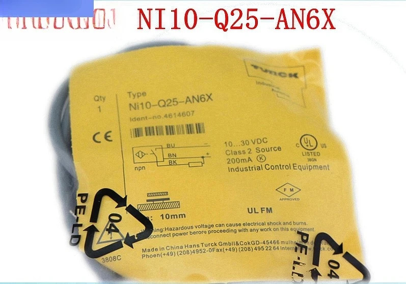 2pcs 터크 스위치 NI10-Q25-AN6X NI10-Q25-AP6X