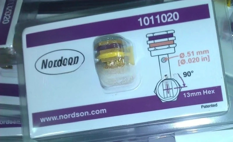 Nordson 멜트 기계 노즐 90 SING1011020