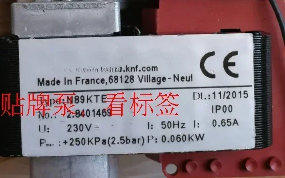 진공펌프 N89KTE 샘플링 펌핑 다이어프램펌프 탈황 CEMS