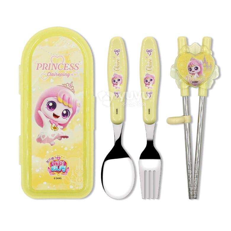 티니핑 수저세트 올인원 교정 젓가락 어린이집 유치원 - 상세 이미지 4