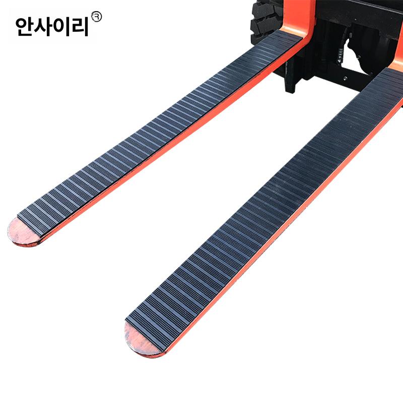 지게발 고무 커버 항목 패드 안전 세트 미끄럼 보호 손상 지게차 산업용 덮개 폴리우레탄 - 상품 이미지