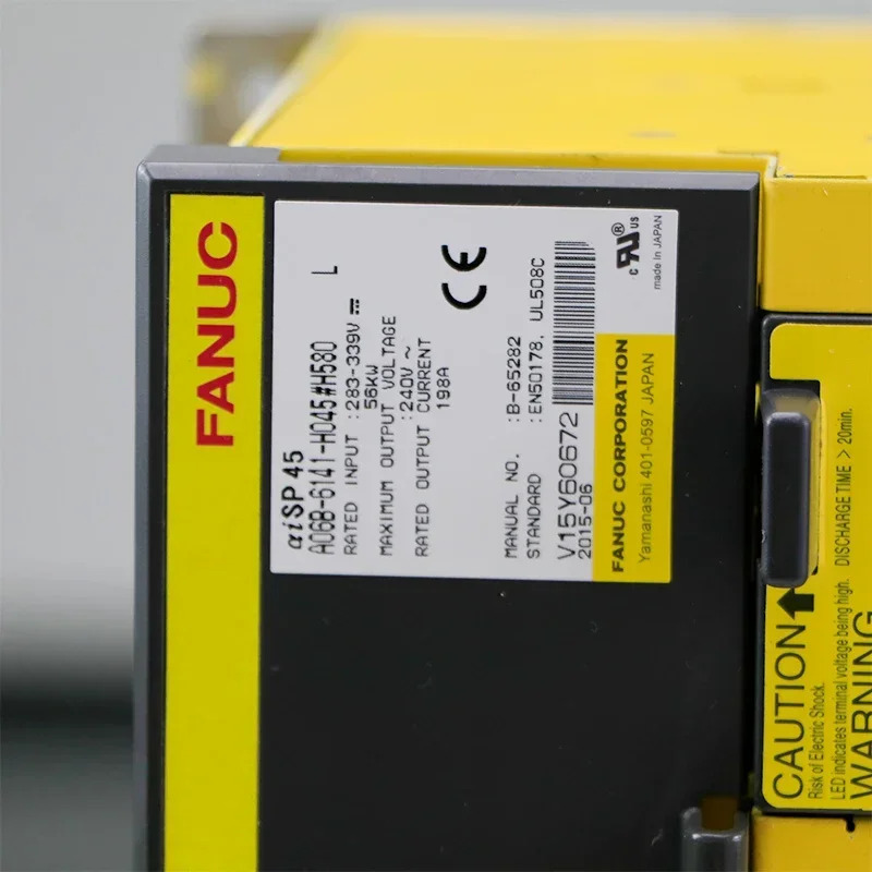 A06B-6141-H045를 어로 번역해주세요 H580 A06B 6141 H045 CNC 시스템 기계FANUC iSP 서보 증폭기 모듈 리퍼 완료