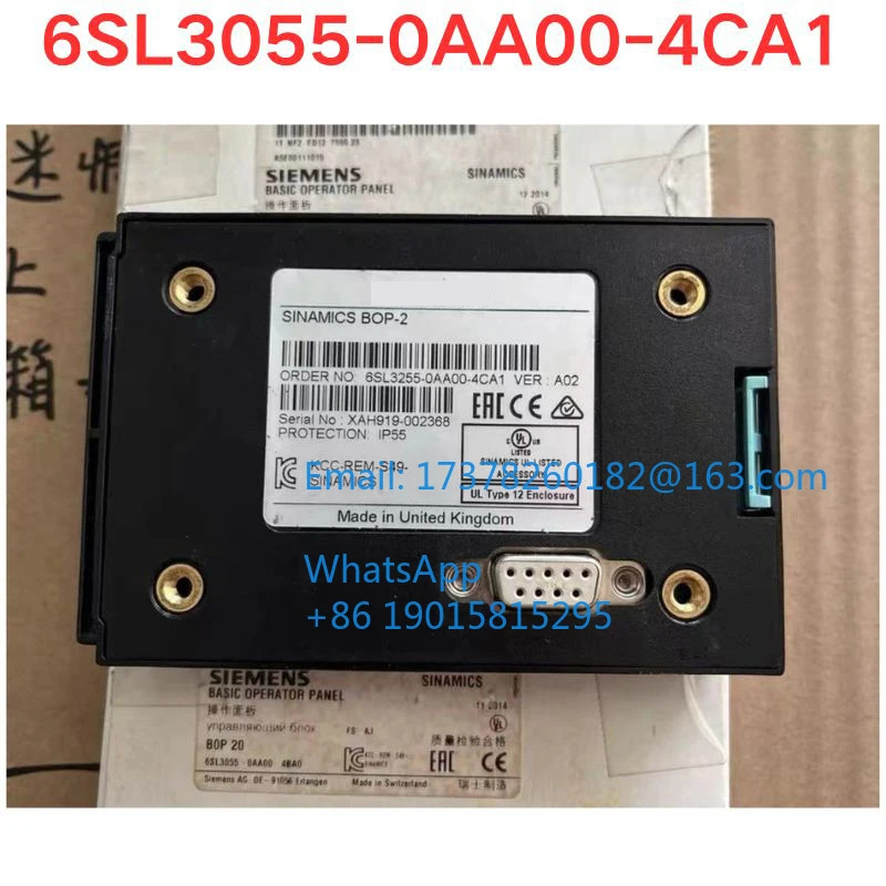 오리지널 6SL3055-0AA00-4CA1 조작 패널
