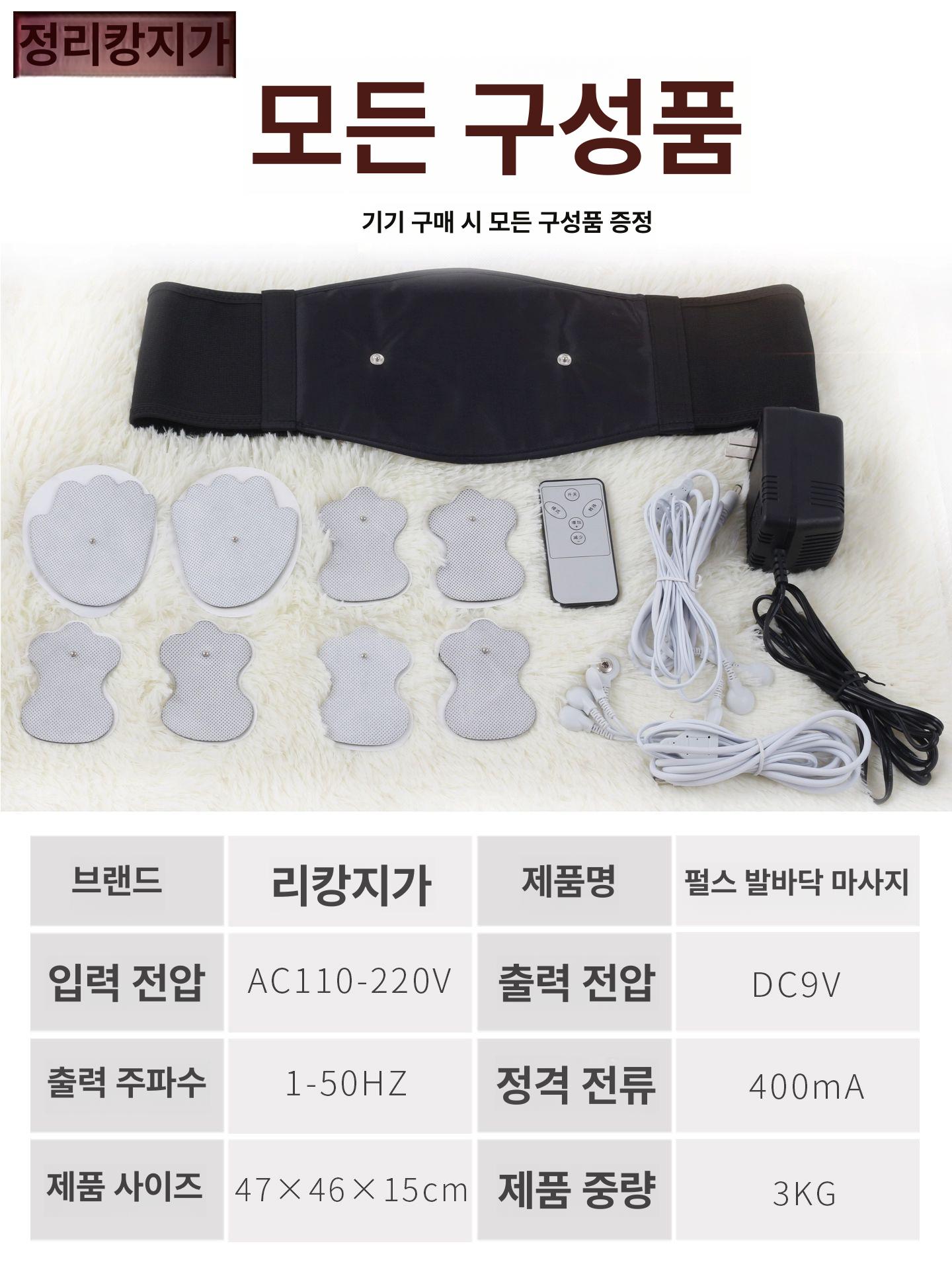 원적외선 저주파 발마사지기계 샵 에스테틱 경락 미용 실버 펄스 전기 마사지기 진동 없음 - 상세 이미지 4