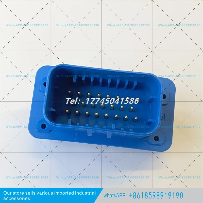 1-776200-5 TE 23P 자동차 소켓 PCB 금도금 블루 헤더