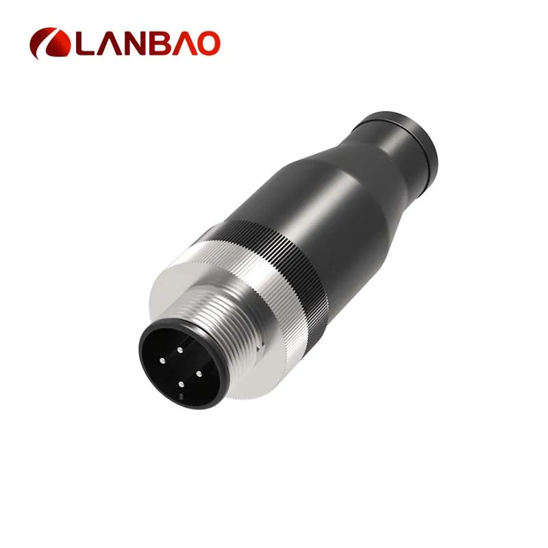 란바오 QE12-W 연결 케이블 외부 나사 잭 타입 직선/엘보 2/5m PVC/PUR