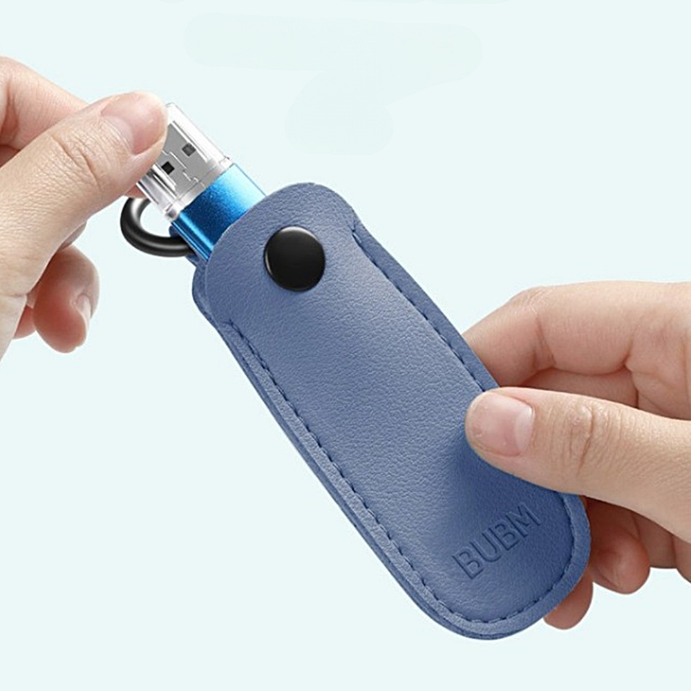 미니 가죽 키링 파우치 USB 메모리 수납 보관 케이스 열쇠고리 박대표마켓 - 상세 이미지 5