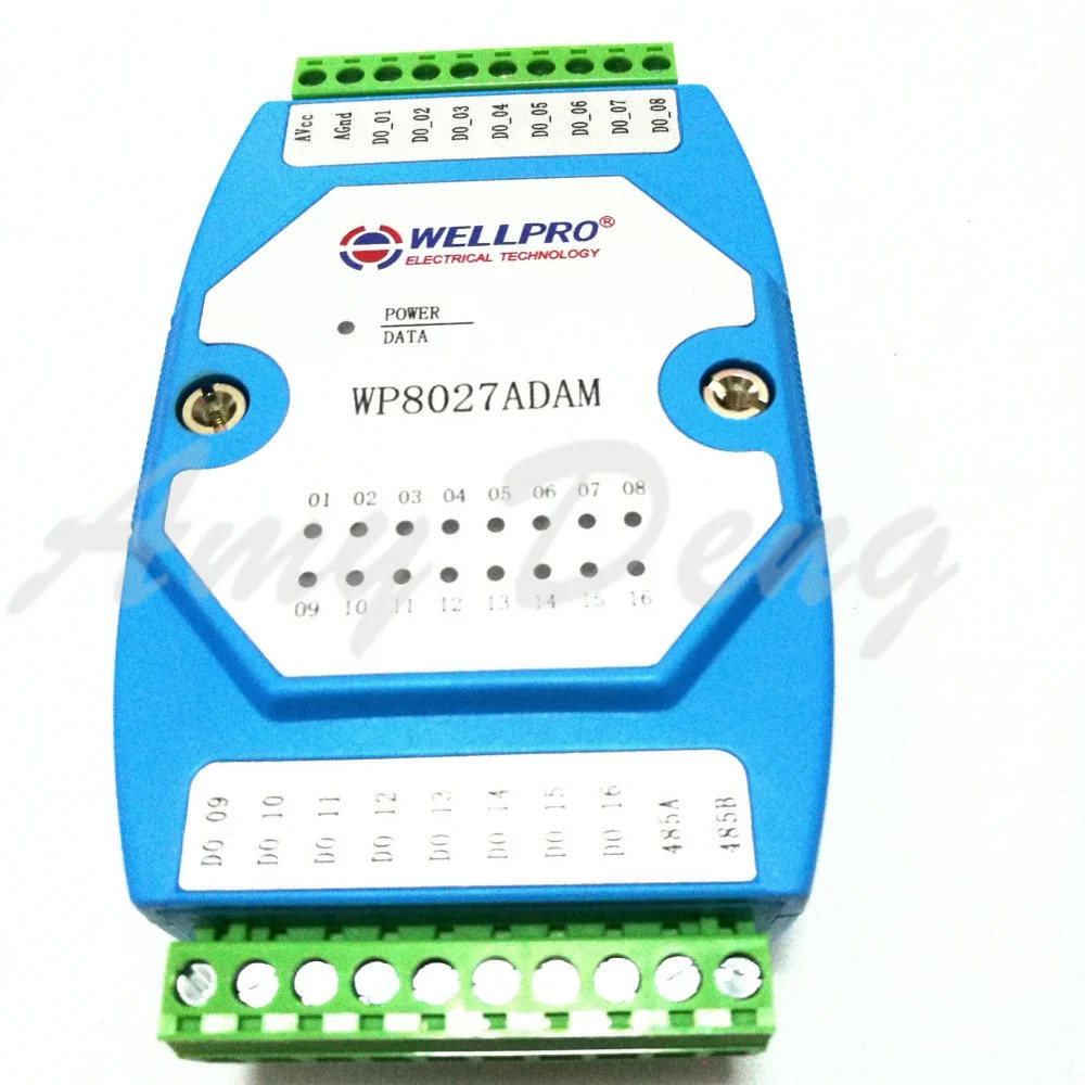 디지털 출력 모듈 스위치 절연 16 도로 DO RS485 MODBUS 통신